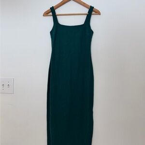 Beyond Yoga Teal Midi Dress